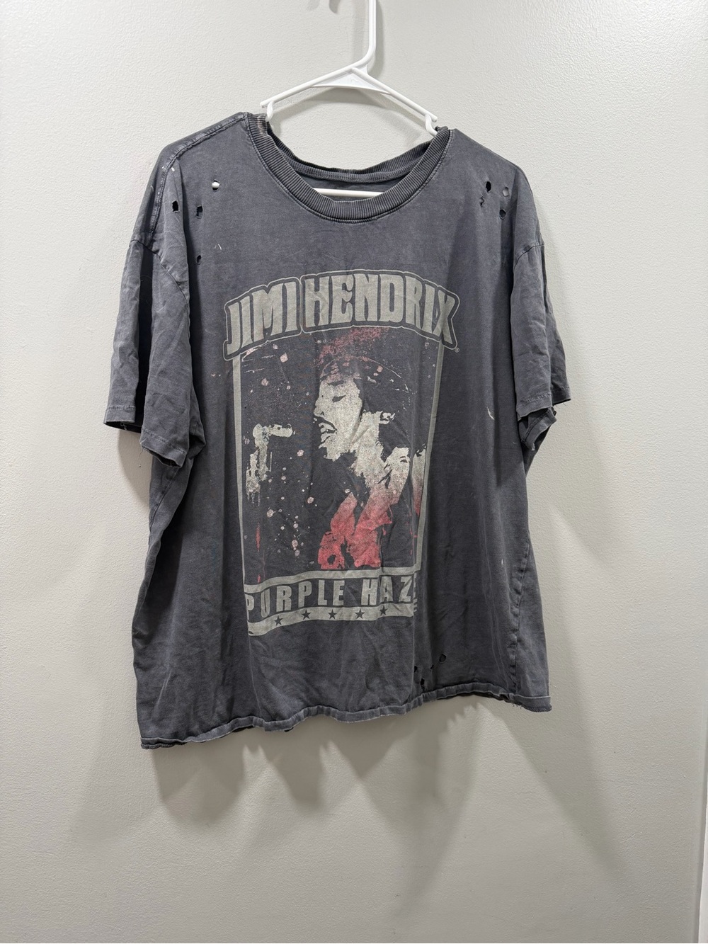 Urban outfitters Jimi hendrix distressed T-Shirt - Faded style XL